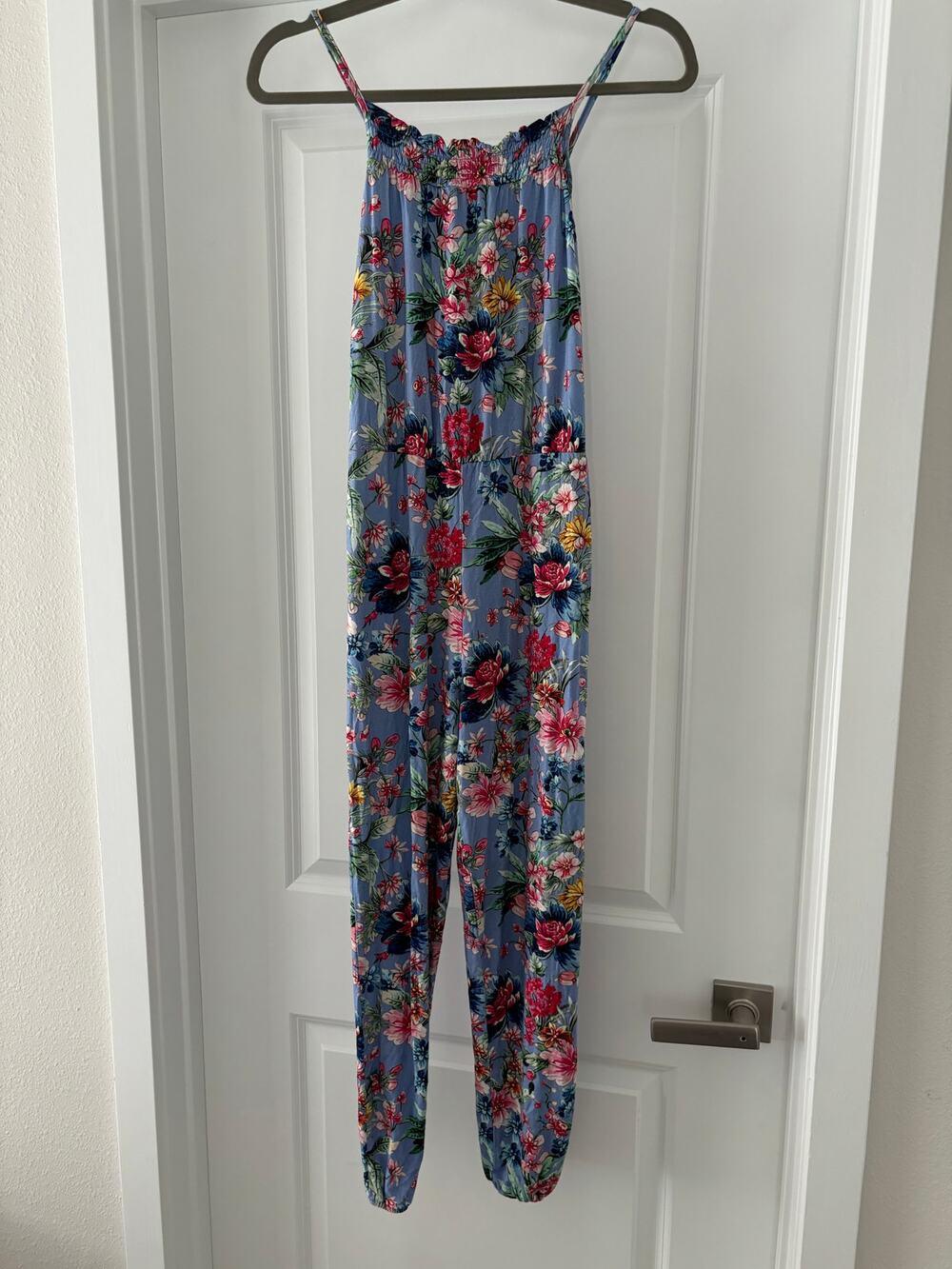 Posh Peanut Floral Jumpsuit Bamboo Size 10 EUC